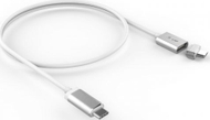 Kabllo USB LMP USB C në USB C, magnetik, 3 m, argjendtë
