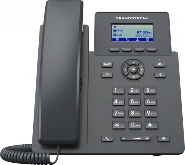 Telefon IP Grandstream GRP2601P, 2 linja, PoE, i zi