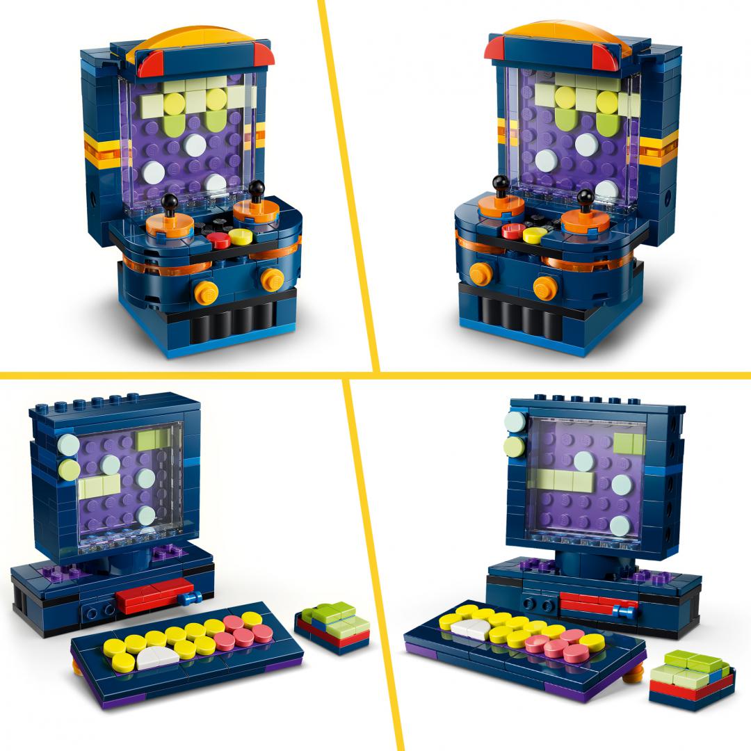 Set LEGO Retro Game Console 31380, kreativ ndërtimi, shumëngjyrësh 3