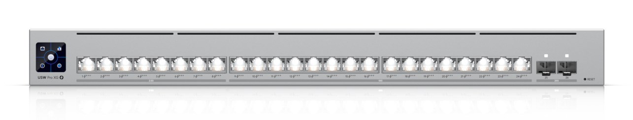 Switch rrjeti Ubiquiti UniFi Pro XG 24 PoE, 24 porte 10G, L2/L3, gri