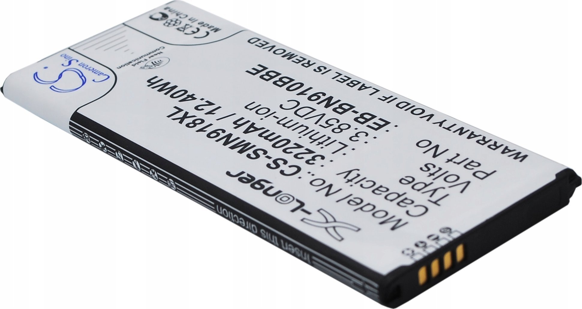 Bateri zëvendësuese Samsung Galaxy Note 4, 3220mAh, Li Ion
