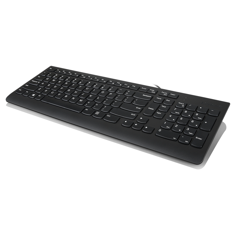 Tastierë Lenovo 300 Full Size, USB, me kabllo, e zezë 2