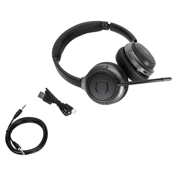 Kufje Stereo me Bluetooth Targus, universale, 410 mAh, të zeza