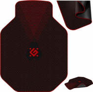 Tapet dyshemeje Defender MOTION, për karrige gaming, gome natyrale, i zi e kuq
