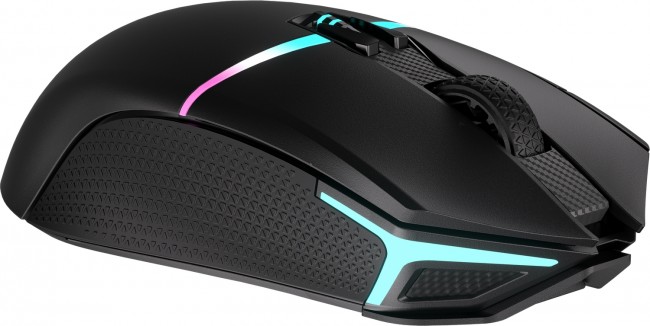 Mouse gaming Corsair NIGHTSABRE Wireless, 26000 DPI, pa tela, i zi