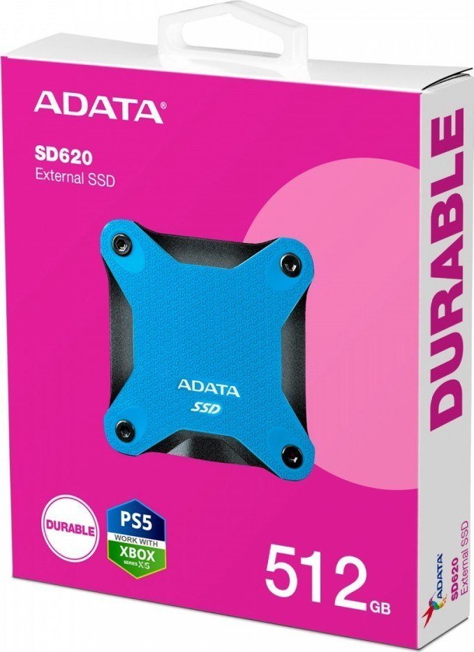 SSD i jashtëm ADATA SD620, 512GB, USB 3.2, zi blu 2