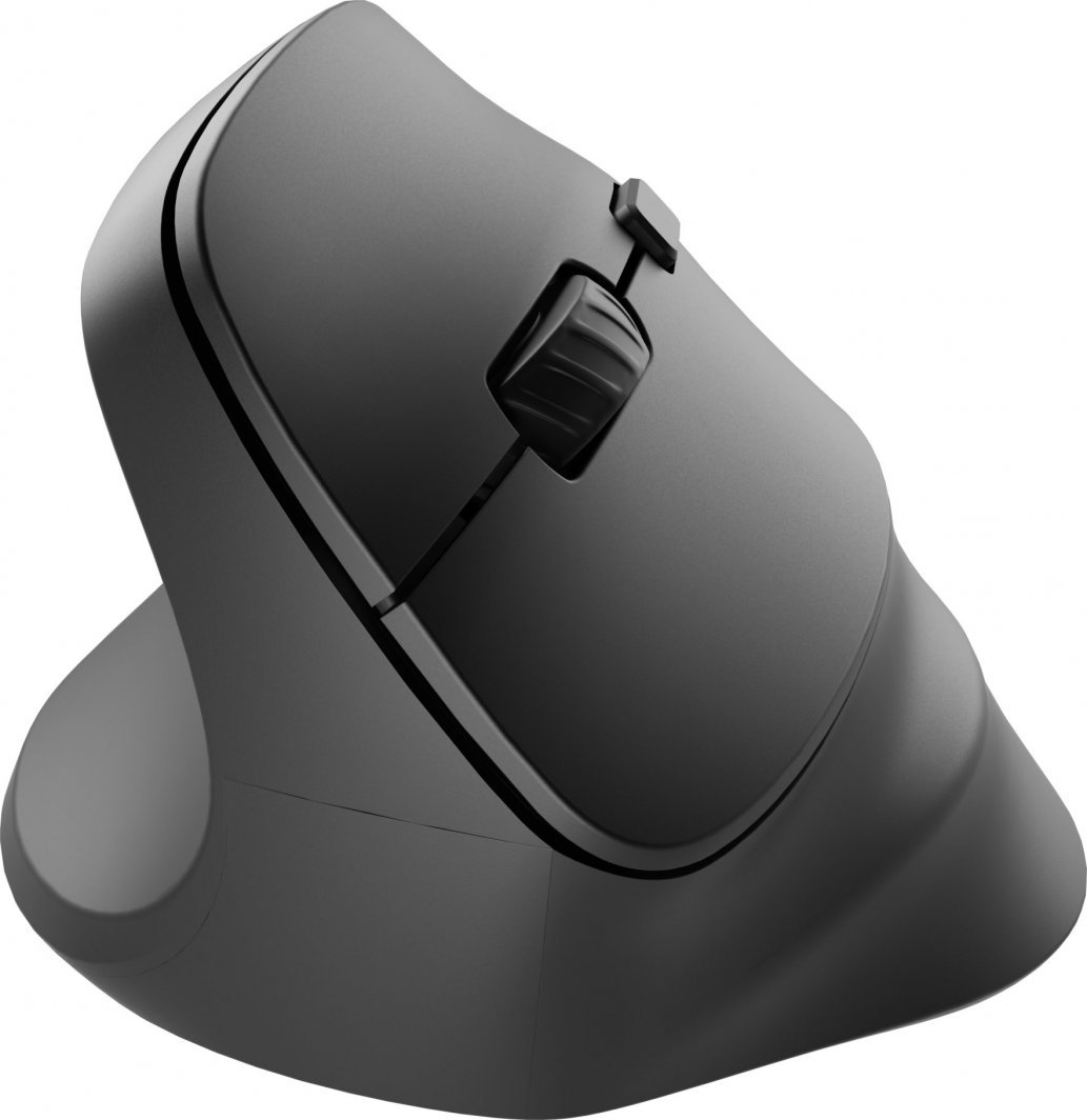 Maus Natec CRAKE, për majtakë, wireless, Bluetooth, USB, i zi