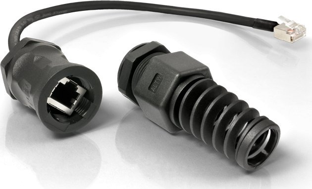 Kabllo rrjeti QuWireless QRJ45, RJ45, 0.16m, e zezë