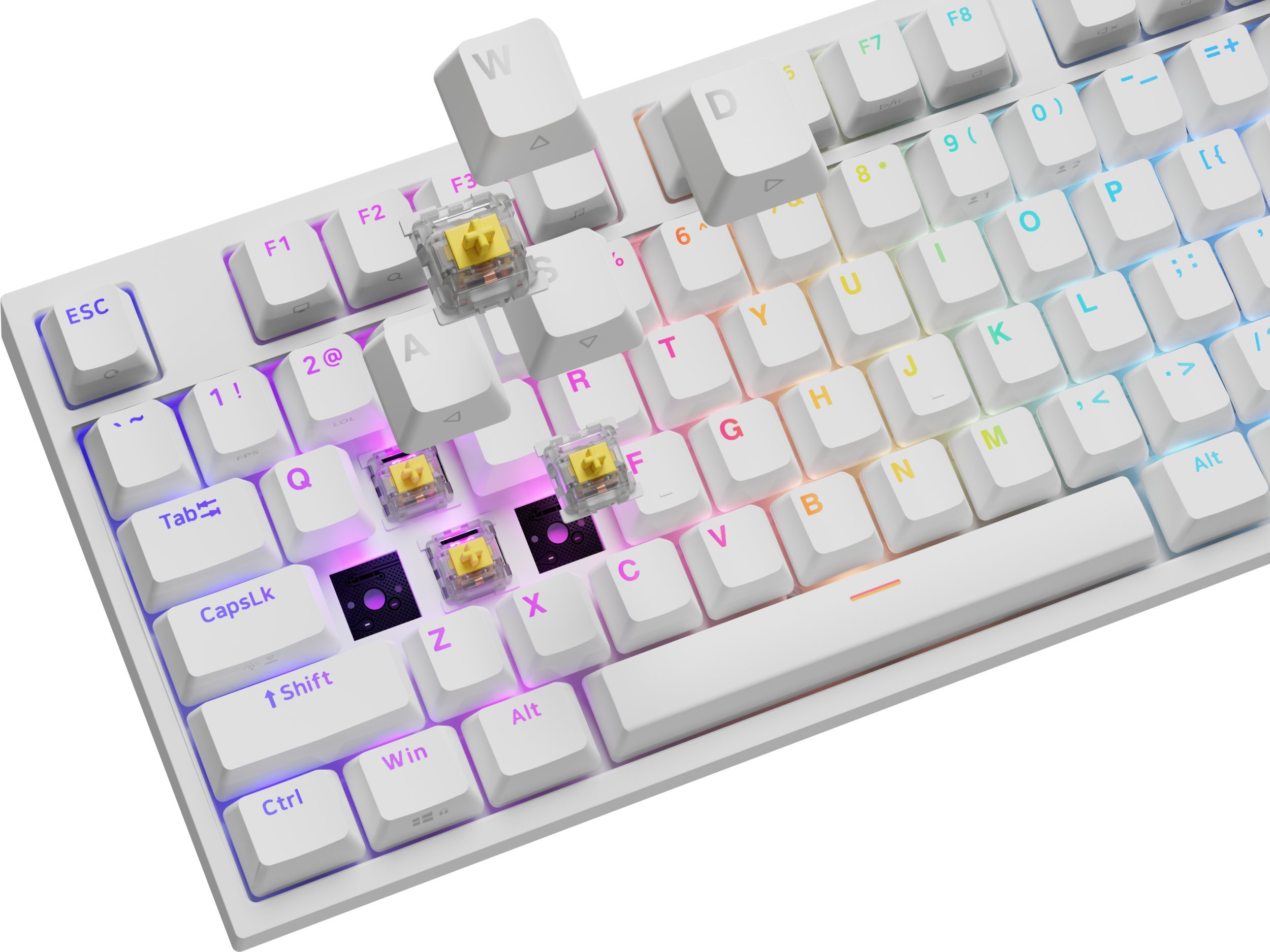 Tastierë mekanike gaming Genesis Thor 404, full size, RGB, e zezë