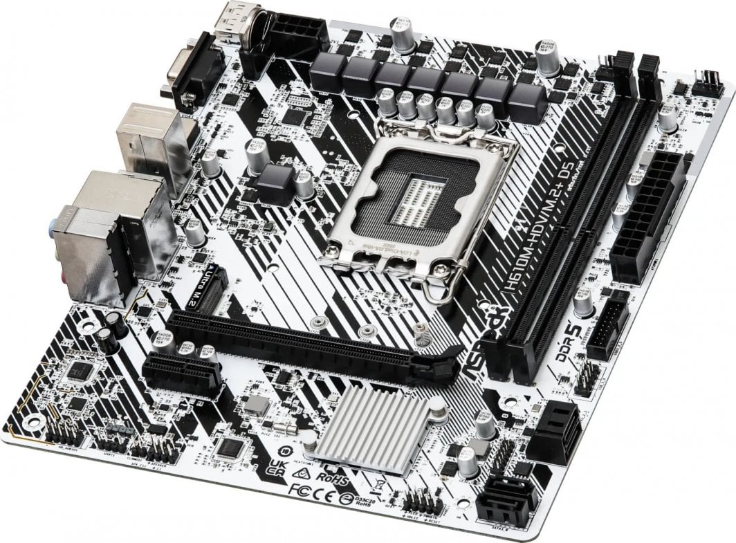 Pllakë amë ASRock H610M-HDV/M.2+ D5