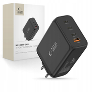 Karikues rrjeti Tech-Protect NC240W GaN, 4 porta, 240W, PD QC3.0, i zi