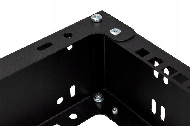 Mbajtëse murale për pajisje rack Stalflex WRH19 2U 4U 330B, 19", metalike, e zezë