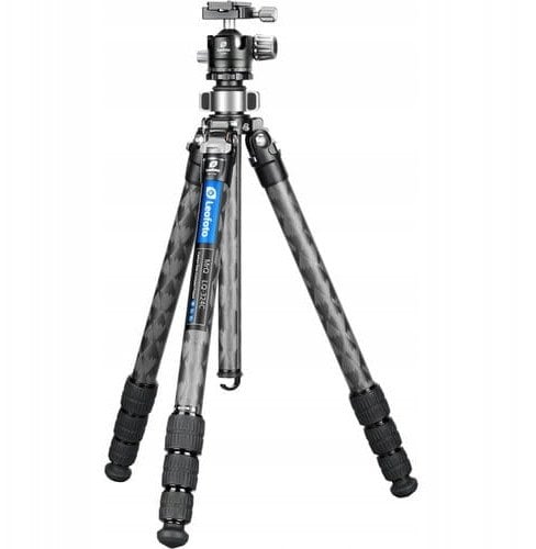 Tripod Leofoto Mr.Q LQ-324C me kokë sferike LH-40, fibra karboni, i zi