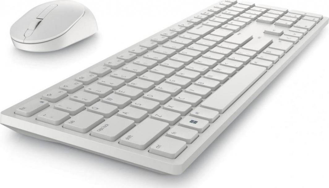 Set tastierë dhe maus Dell KM5221W, të bardha