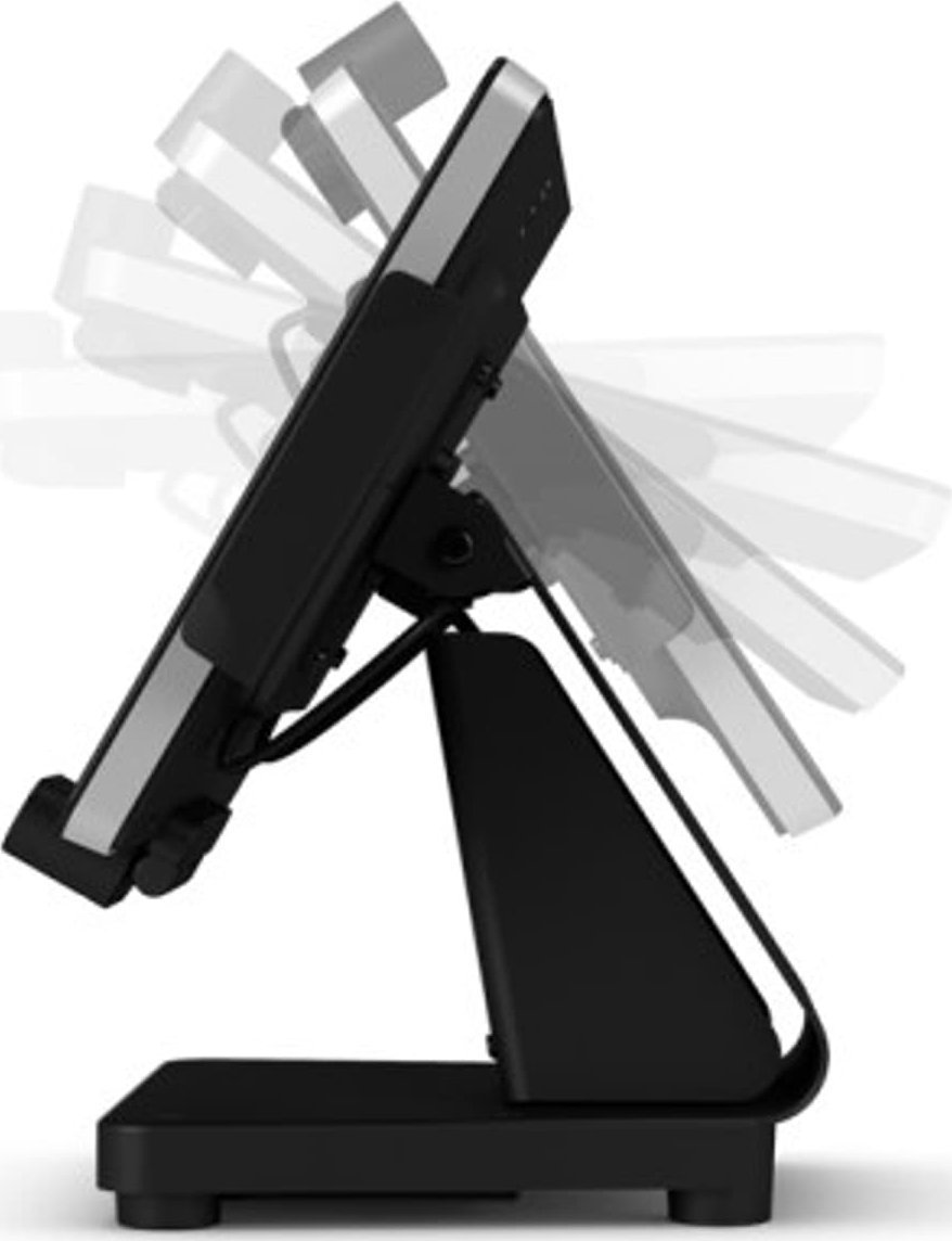 Karrocë multimediale Elo Touch Solutions E924077, për monitor me ekran të sheshtë, e zezë