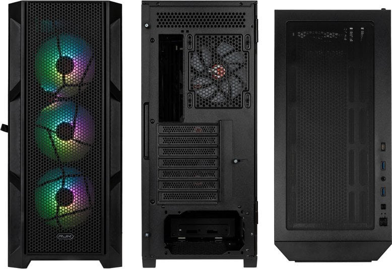Kasë Raijintek Ponos Ultra Mesh ARGB, Midi Tower