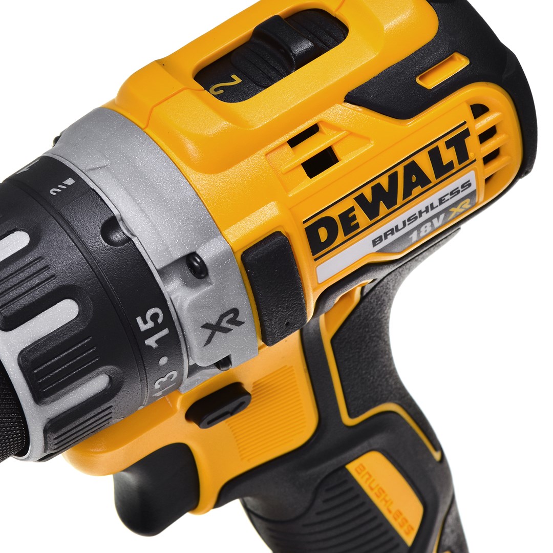 Stërvitëse pa kabllo DeWalt XR DCD791P2, 18V, Li Ion, e verdhë