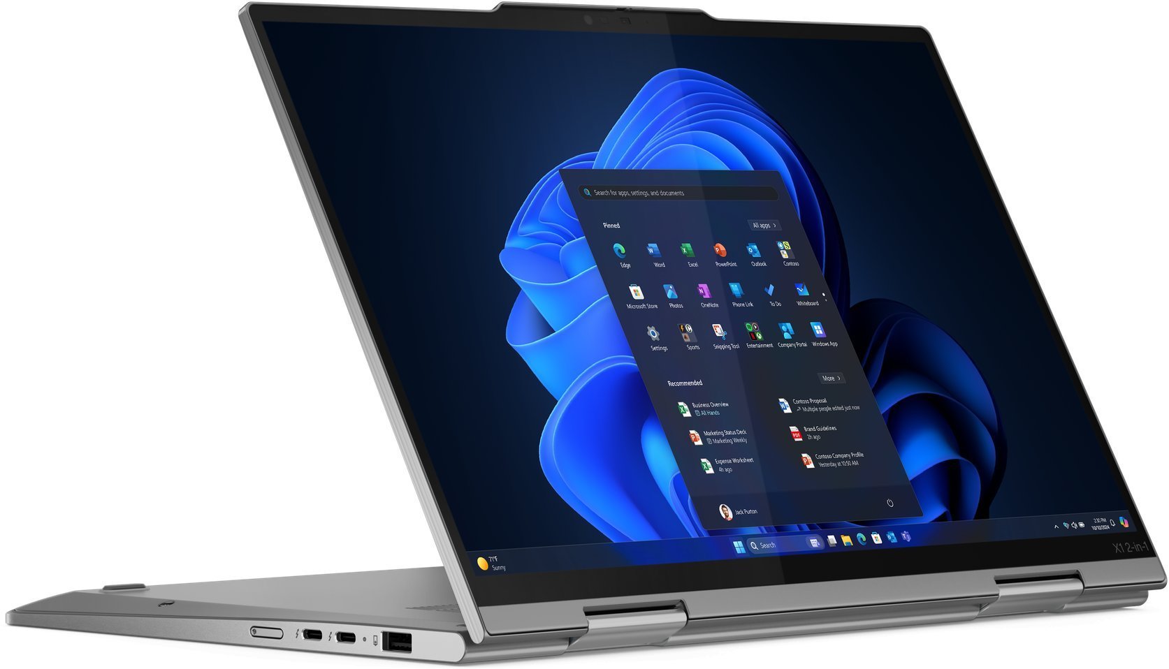 Laptop 2 në 1 Lenovo ThinkPad X1 Gen 10 Aura Edition, 14" Touchscreen, Core Ultra 5, 16GB RAM, 512GB SSD, i zi