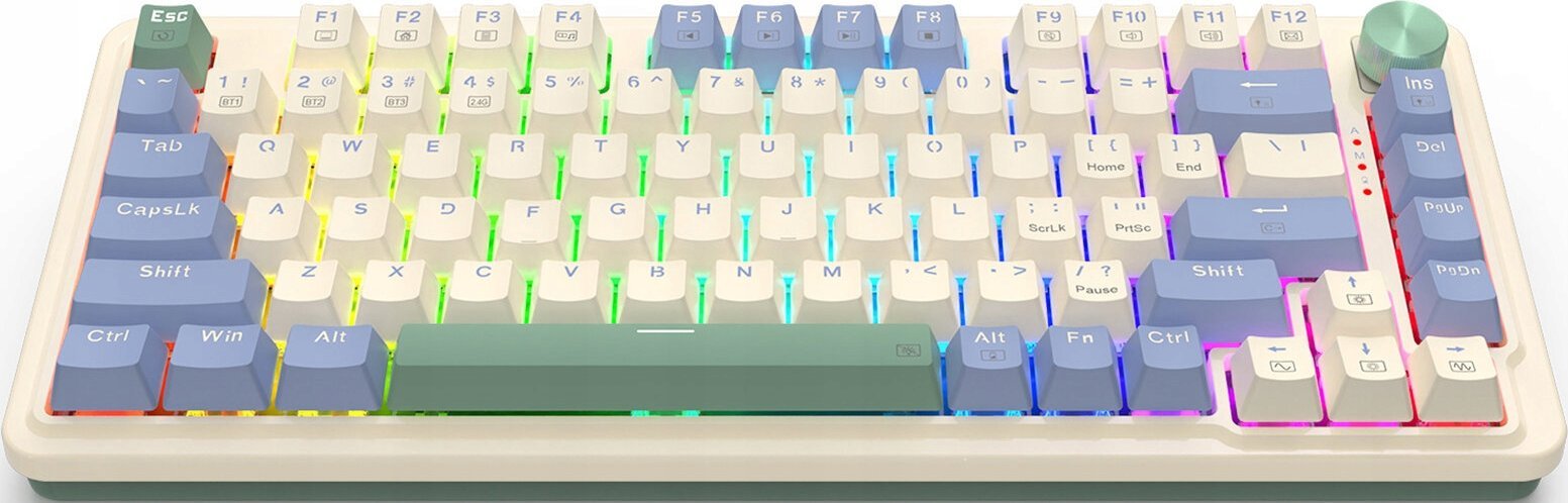 Tastierë gaming Redragon K673 PRO, mekanike 75%, wireless 3 modalitete, RGB