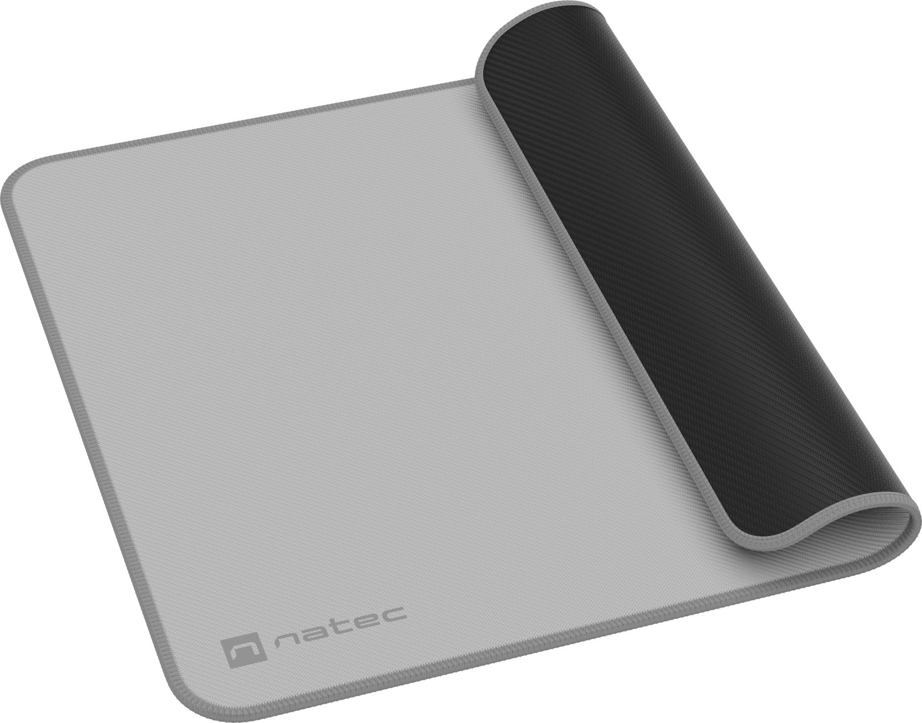 Mouse pad Natec Colors Series Stony Grey NPO-2086, madhësi mesatare, antirrëshqitës, gri