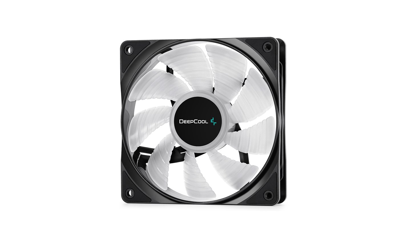 Ftohës Deepcool RF120, 3 copë, 12 cm, i zi