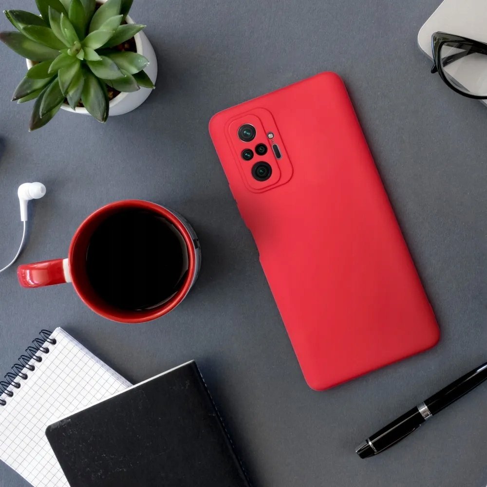 Mbulesë telefoni Forcell Soft për Xiaomi Redmi Note 13, silikon, e kuqe
