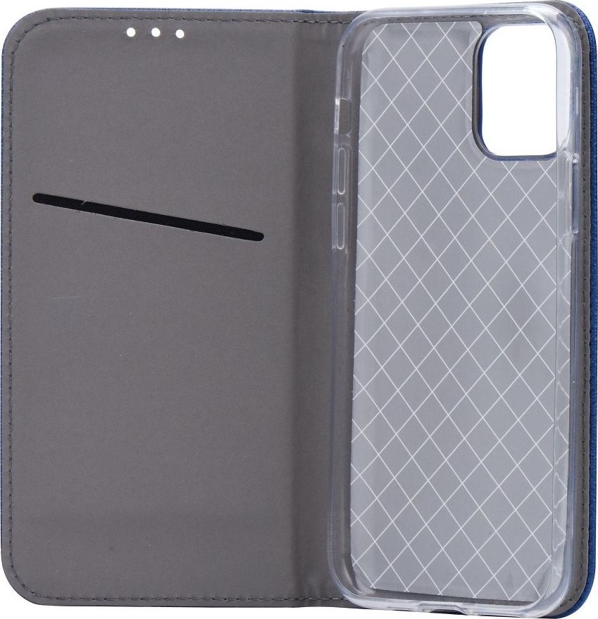 Kapak telefoni Smart Case Book për Huawei P30 Lite, tip libri, me magnet, blu e errët
