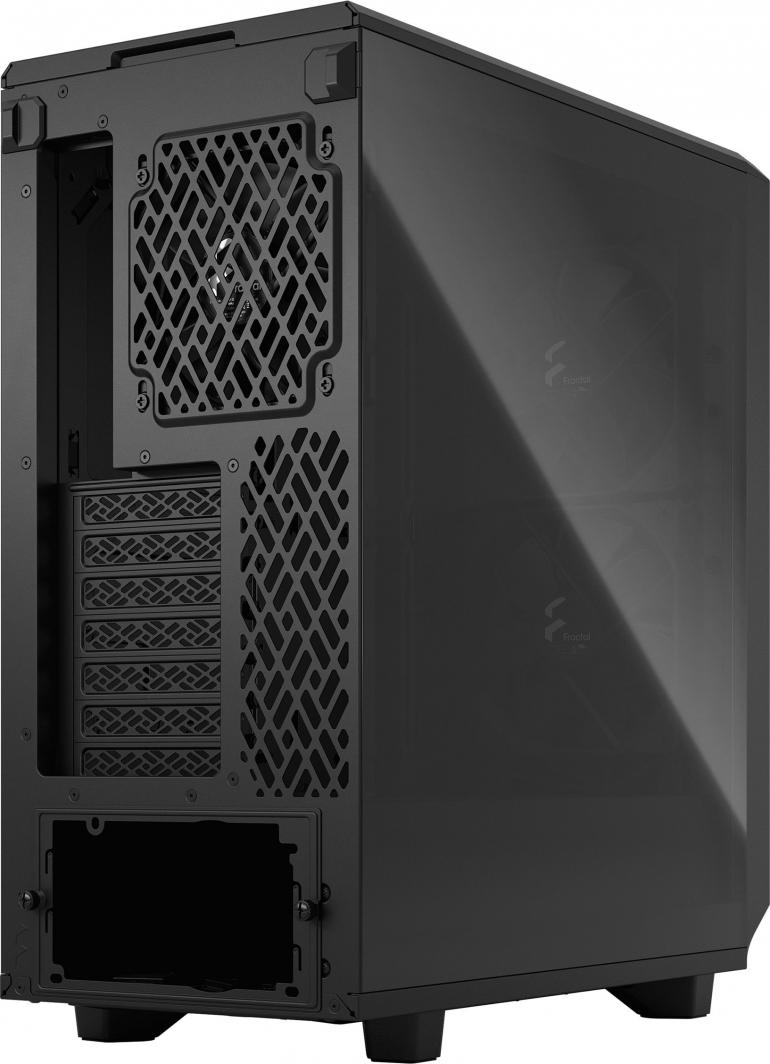 Куќиште за компјутер Fractal Design Meshify 2 Compact TG Light Tint, Црна, Midi Tower