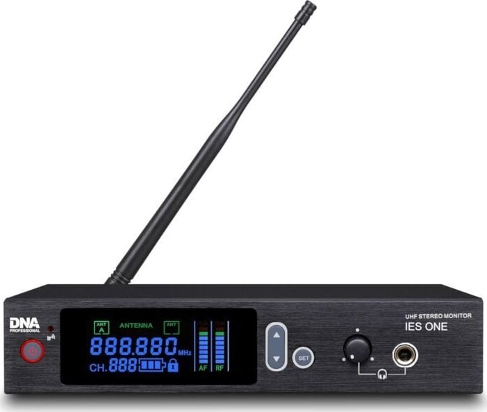 Sistem in ear monitorimi DNA IES ONE, wireless UHF, stereo, i zi