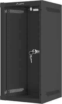 Kabinet muror rrjeti Lanberg WF10-2312-10B, 10", 12U, i zi