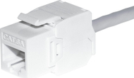 Modul Keystone NetRack RJ45 Cat 6A UTP, pa vegla, i bardhë