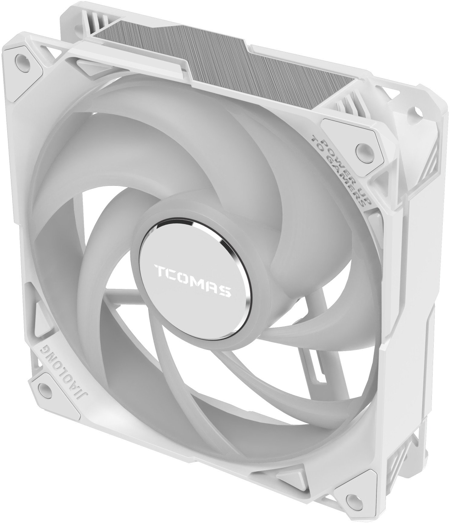 Ventilator PC Tcomas FA200, set 3x 120mm, RGB adresues, i bardhë