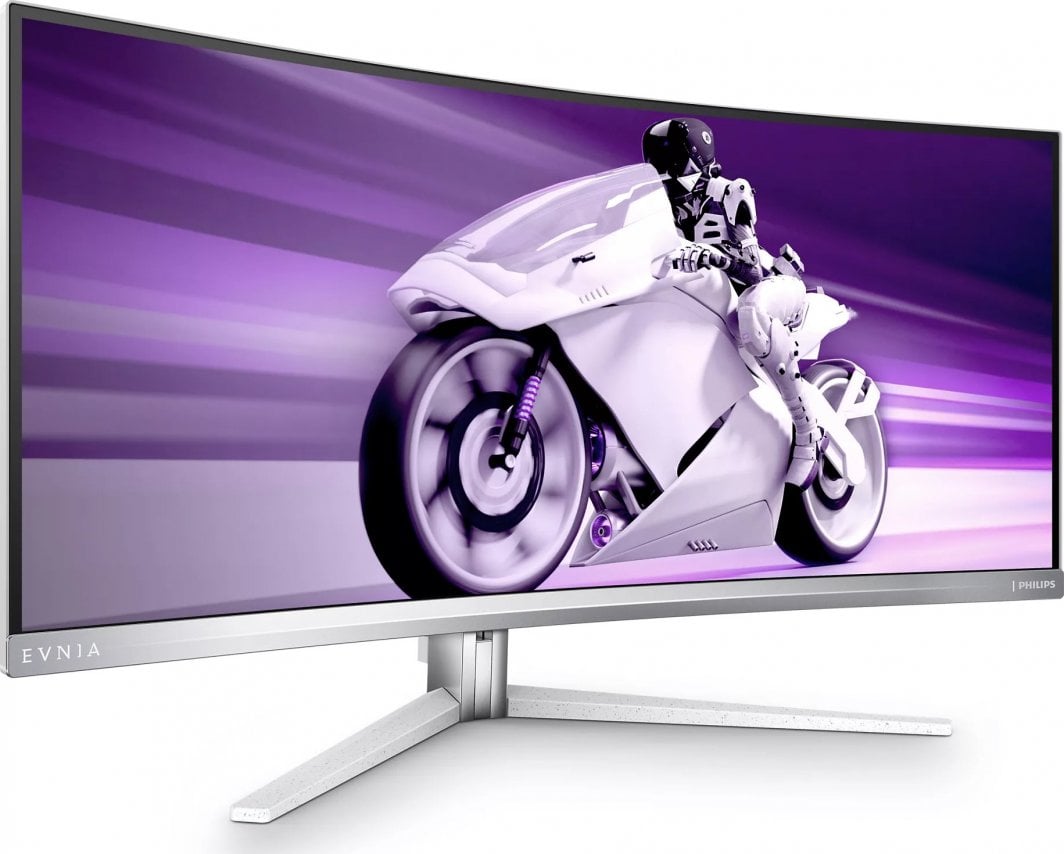 Monitor Philips Evnia OLED 34M2C8600/00, 34", UWQHD, i bardhë