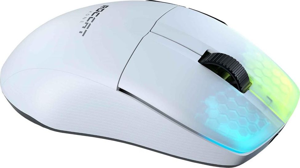 Maus gaming ROCCAT Kone Pro Air, wireless, 19000 DPI, i bardhë