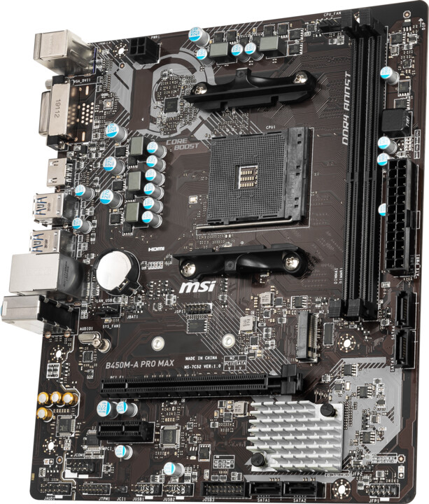 Pllakë amë MSI B450M-A PRO MAX - AMD B450