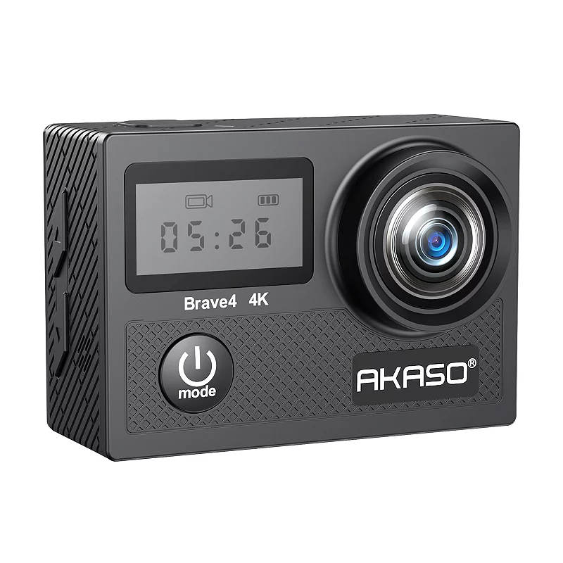 Kamerë action AKASO Brave 4, 4K Ultra HD, 20MP, WiFi, e zezë