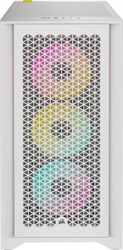 Kasë Corsair iCue 4000D RGB Airflow (CC-9011241-WW), e bardhë