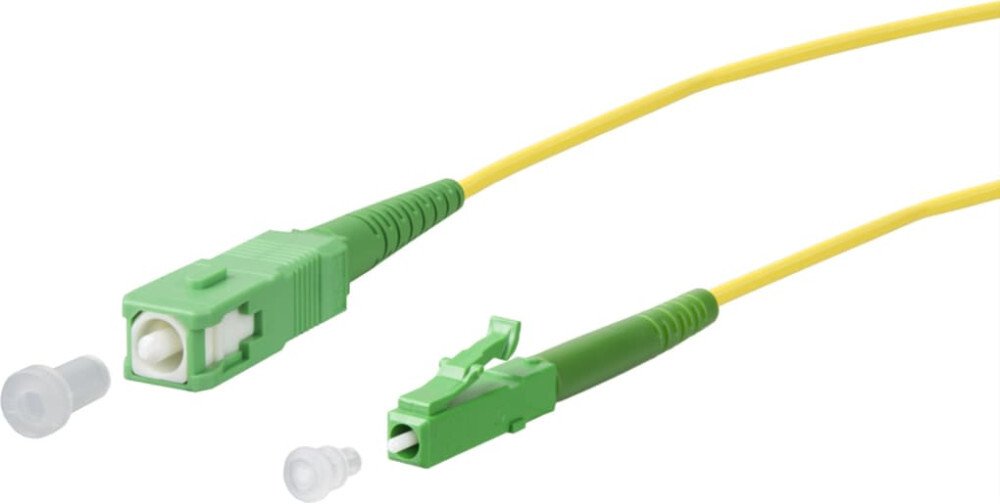 Kabllo optike Metz Connect BTR 151P3EAJA20E, singlemode 2m, SC APC në LC APC, e verdhë