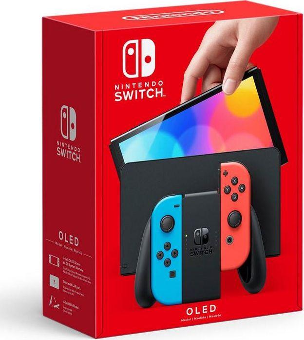 Konzolë Nintendo Switch OLED, e kuqe/e kaltër