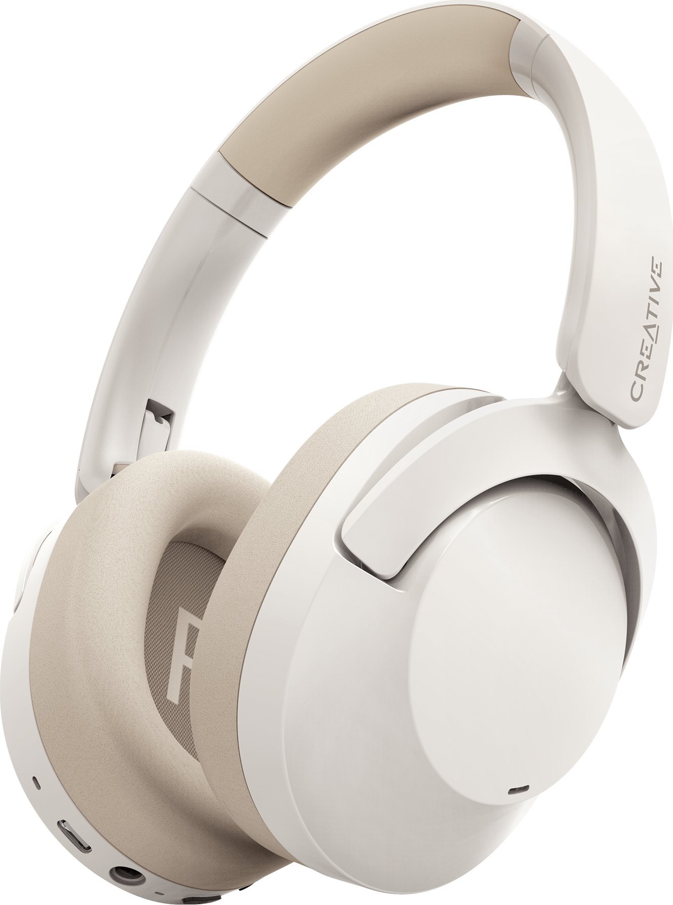 Kufje pa tela Creative Zen Hybrid 2, Bluetooth, ANC, krem