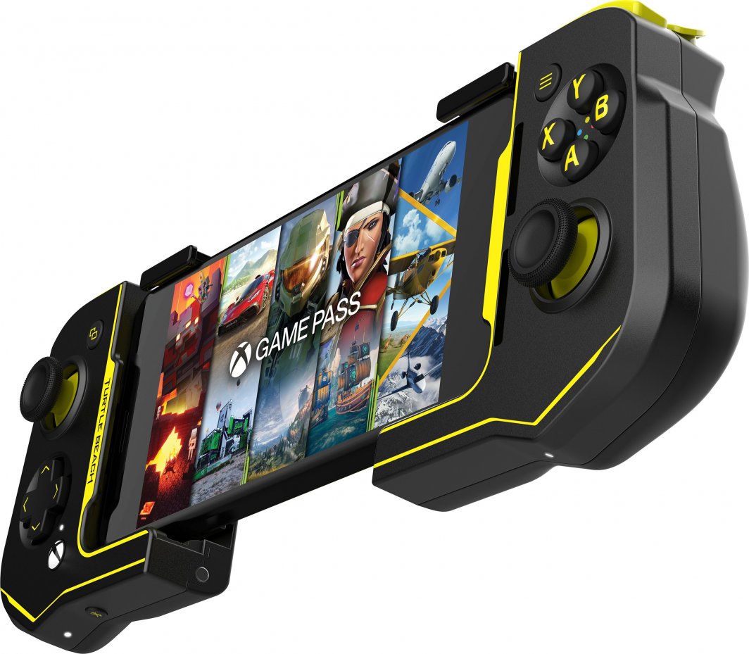 Kontroller Turtle Beach Atom, wireless, i zi / i verdhë