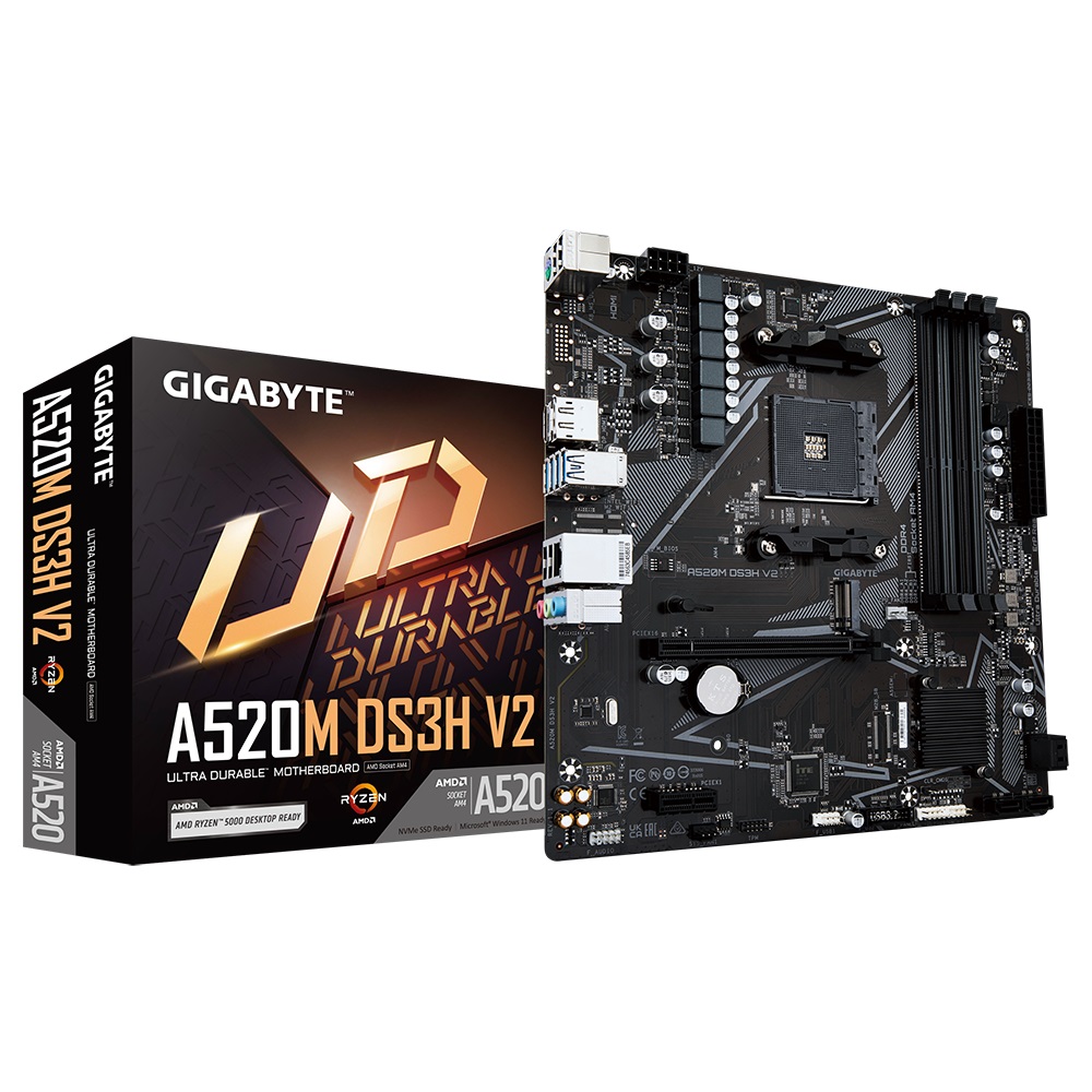 Pllakë amë Gigabyte A520M DS3H V2 (rev. 1.0) Socket AM4 micro ATX