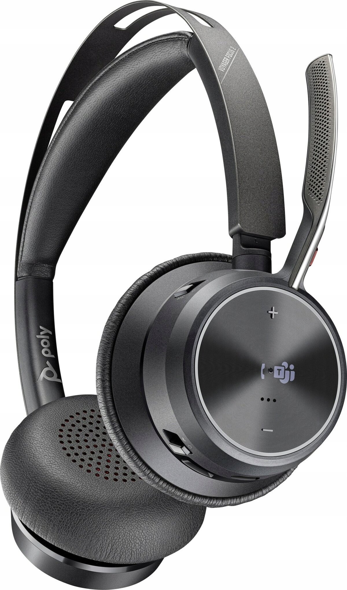 Kufje HP Poly Voyager Focus 2, Bluetooth dhe USB C, me mikrofon me anulim zhurme, të zeza 2