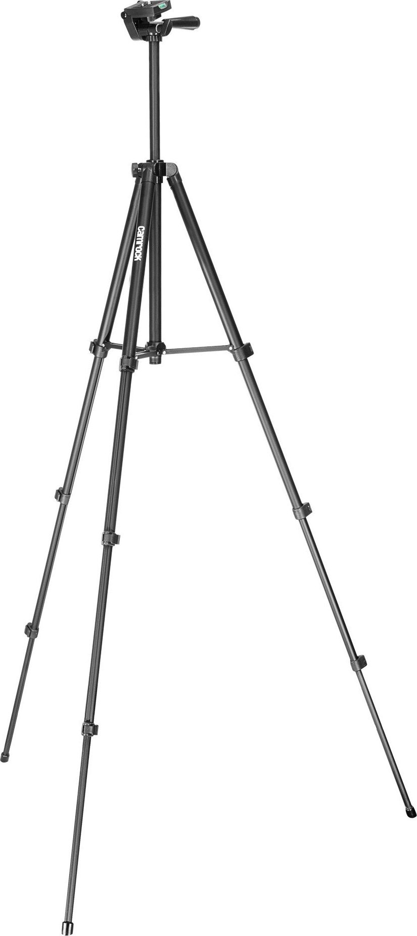 Tripod për kamera Camrock TA30, lartësia 125 cm, kapacitet 1 kg, i zi