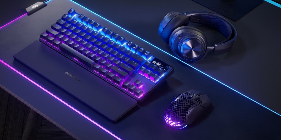 Tastierë mekanike SteelSeries Apex Pro TKL Wireless 2023, OmniPoint 2.0, RGB, e zezë