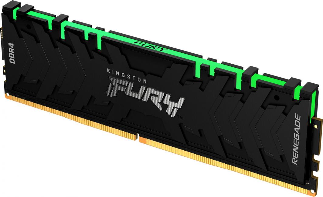 Memorie Kingston Fury Renegade RGB, DDR4, 16 GB, 3600 MHz, CL16, KF436C16RBAK2/16