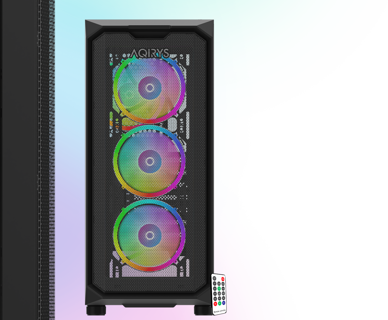 Kuti kompjuterike gaming WEZEN Pro, ATX, 4x 120mm RGB, e zezë