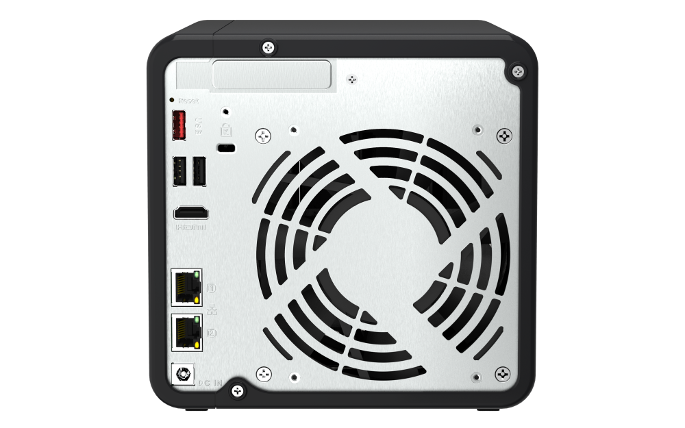 Server skedarësh Qnap TS-464-8G, 4 slote, 2.5GbE, i zi