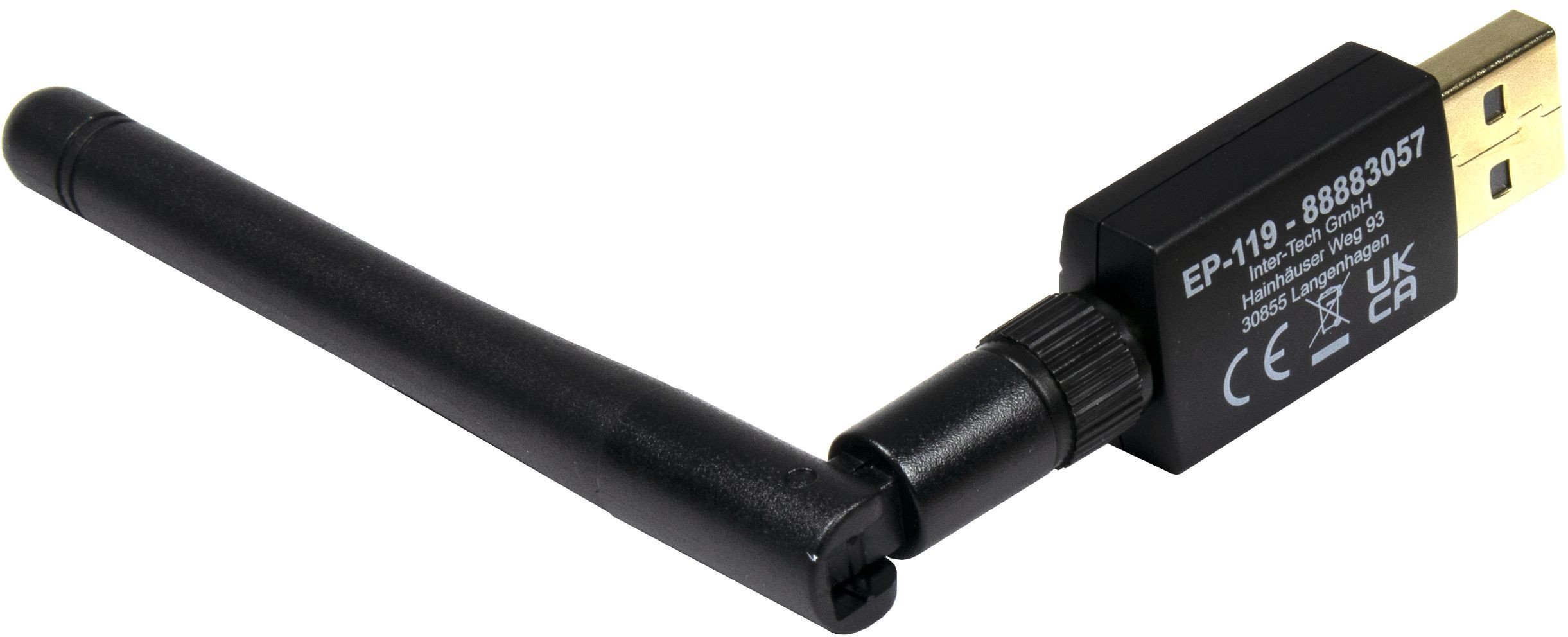 Adapter Wi-Fi Inter-Tech Argus EP-119, USB, Wi-Fi 5, Bluetooth 4.2, i zi