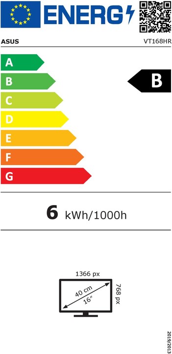 Monitor ASUS VT168HR - LED, 15.6", HD, i zi